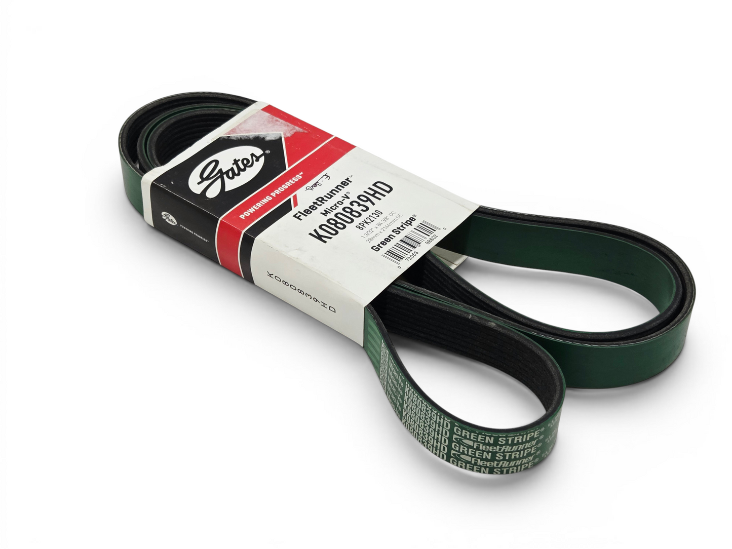 K080839HD Gates Serpentine Heavy Duty Micro-V Belt 8PK2130 84 5/16"