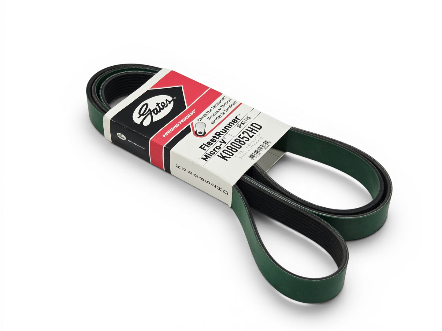 K080852HD Gates Serpentine Heavy Duty Micro-V Belt 8PK2165 85-11/16"