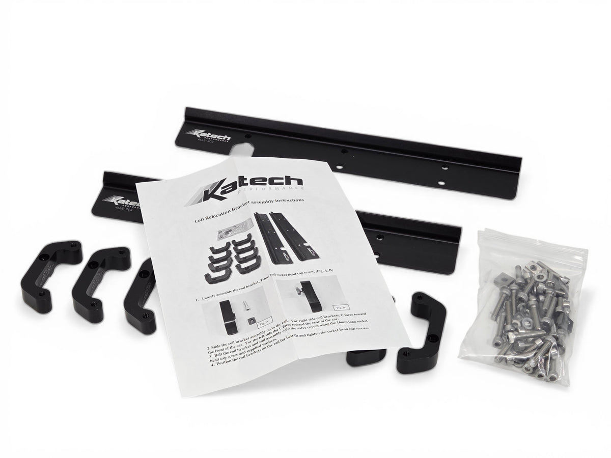 Katech Coil Relocation Kit - Engine/Coil Type: LS2, LS3, LS7, L92, L99 ...