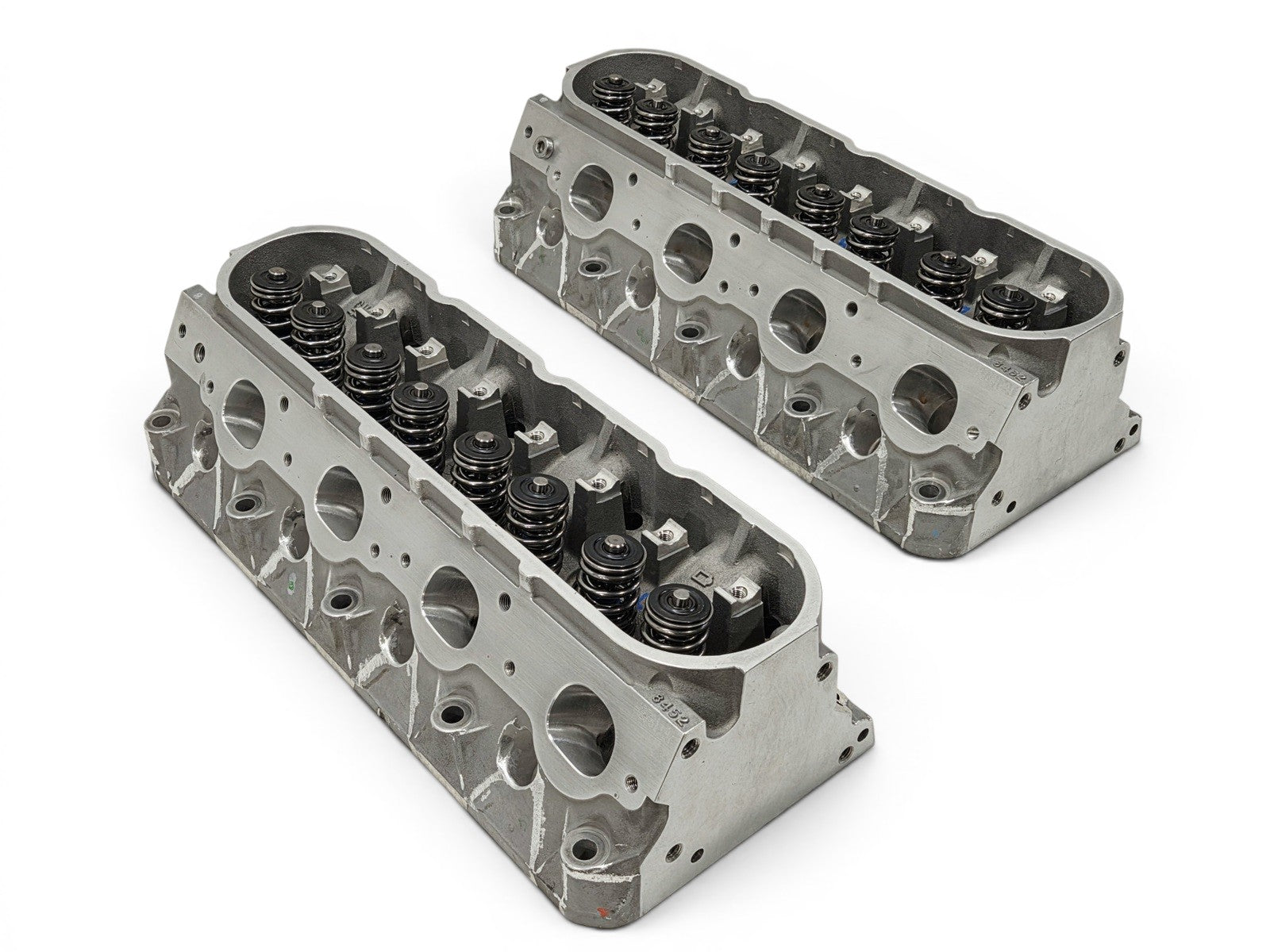Send it Auto Parts Katech Corvette Z06 LS7 CNC ported cylinder heads with bronze valve guides and dual valve springs.
