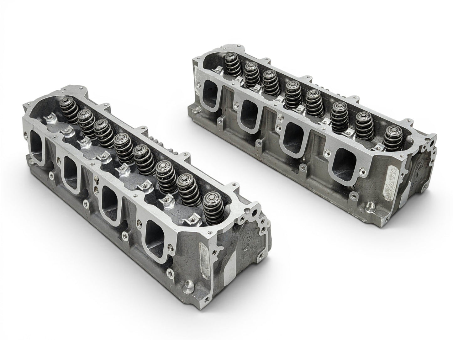 Send it Auto Parts Katech Gen V LT1 L86 CNC ported cylinder heads with bronze valve guides and OEM valves.