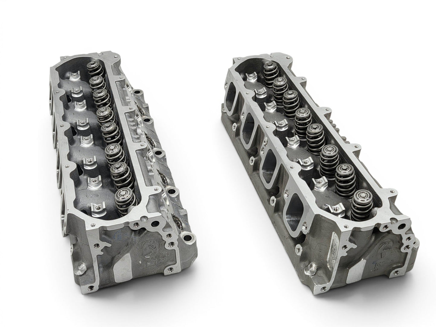Send it Auto Parts Katech Gen V LT1 L86 CNC ported cylinder heads with bronze valve guides and OEM valves.