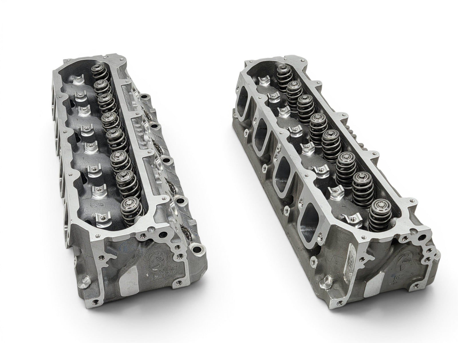 Send it Auto Parts Katech Gen V LT1 L86 CNC ported cylinder heads with bronze valve guides and OEM valves.