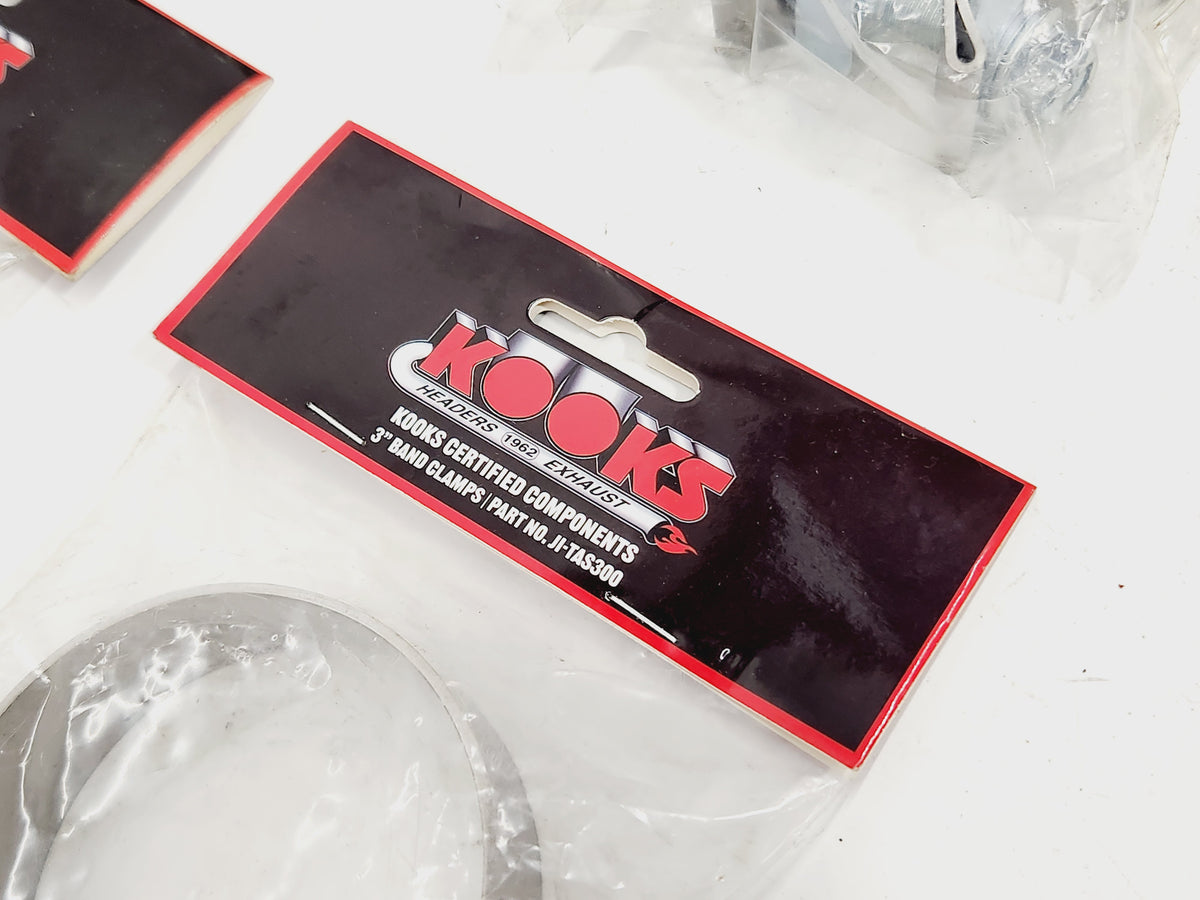 Kooks 3" Stainless Steel Band Clamp for notched Slip Join Connections - Set of 4