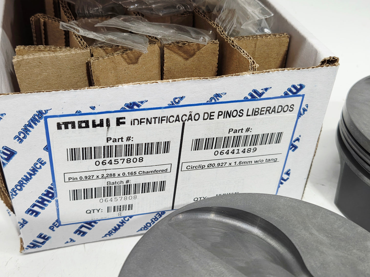 LS1 LS2 LS6 4.005 Bore -4cc Forged Aluminum Coated Piston Set with Rings Pins