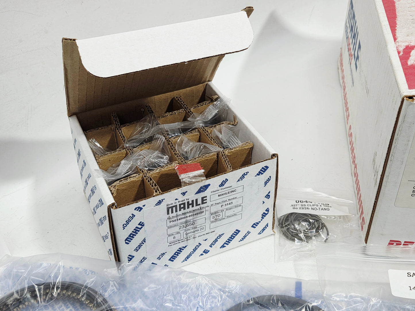 LS1 LS2 LS6 403ci 4.005" -12cc Forged Aluminum Coated Piston Set with Rings Pins