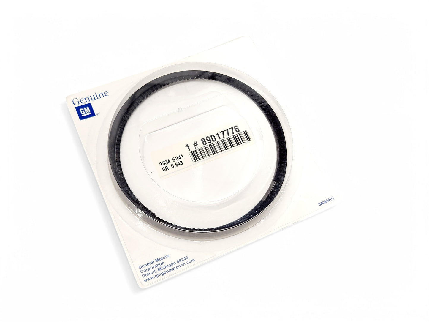 LS7 7.0L Corvette C6 Z06 Camaro Z28 Piston Ring Set OEM GM 89017776 - 1 Piston