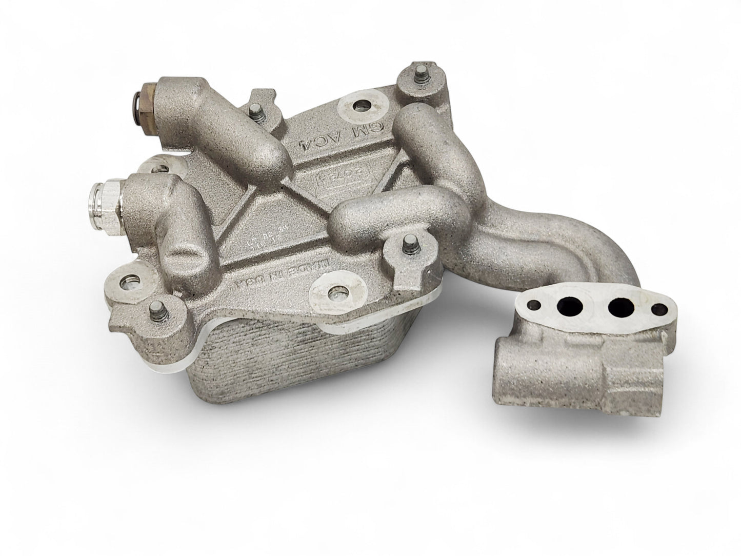 LSA Camaro ZL1 Cadillac CTSV Engine Oil Cooler Bracket with Core OEM GM