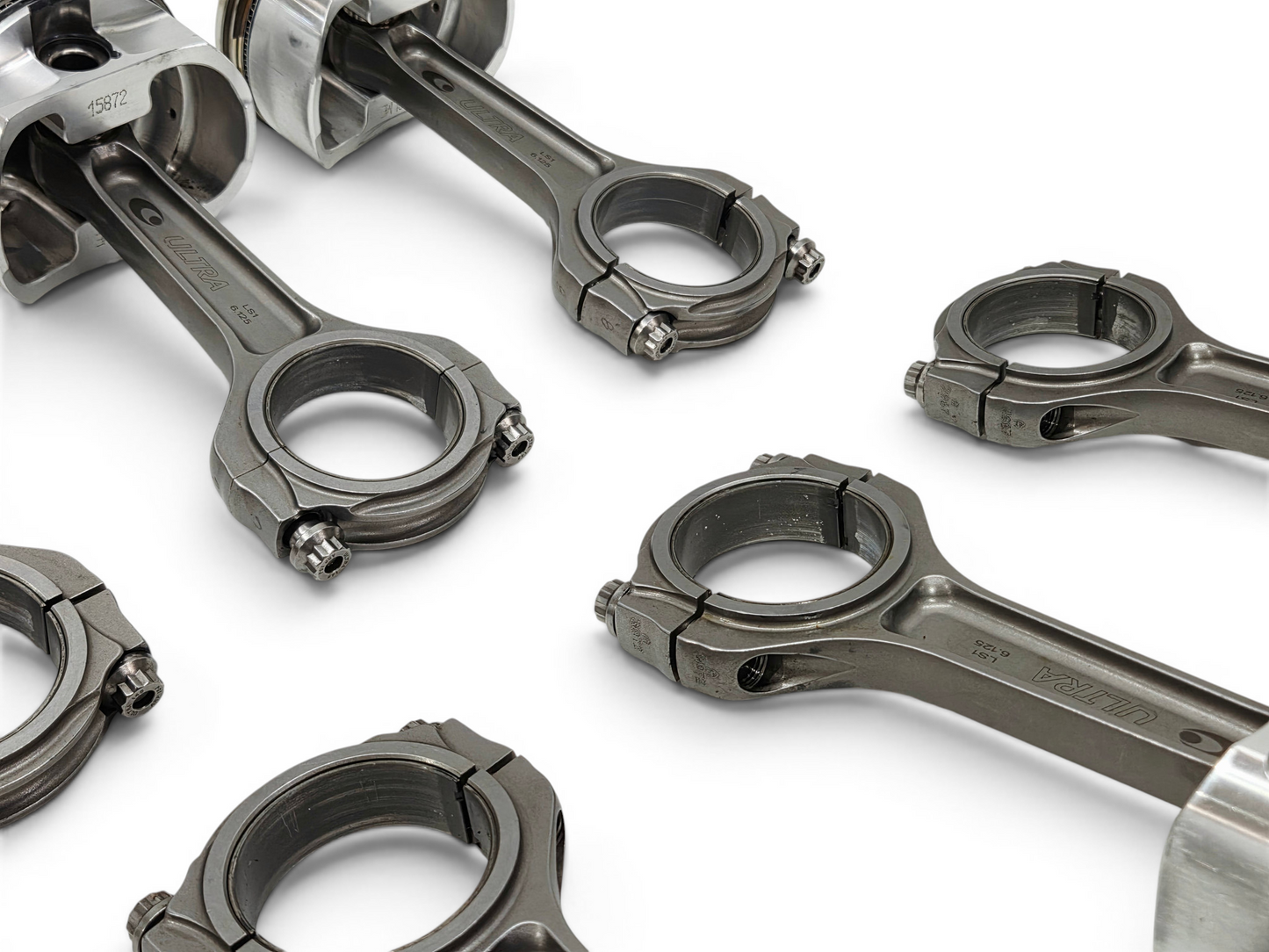 LS Engine Callies Ultra 6.125 Connecting Rods I Beam with Diamond LS2K Pistons
