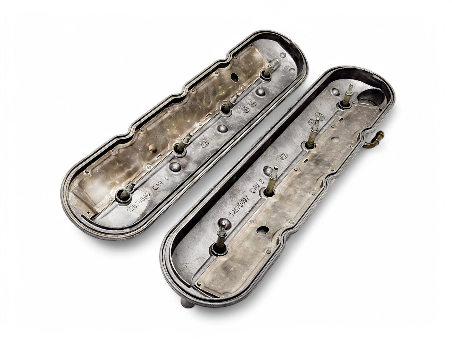 LS Gen IV Rocker Arm Valve Covers OEM GM 12570696 12570697