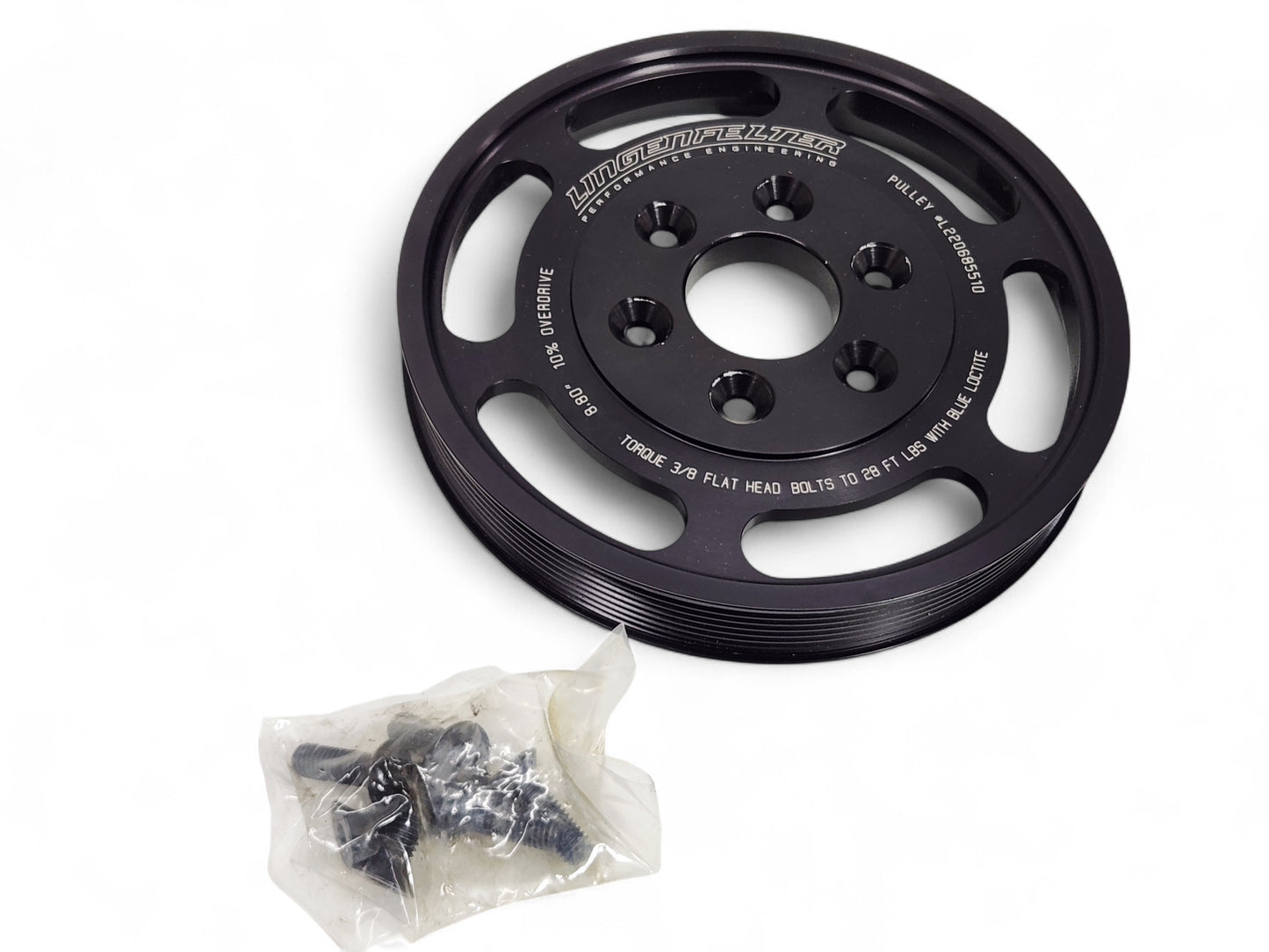 Lingenfelter 6.2L LT4 10% Supercharger Overdrive Pulley L220685510