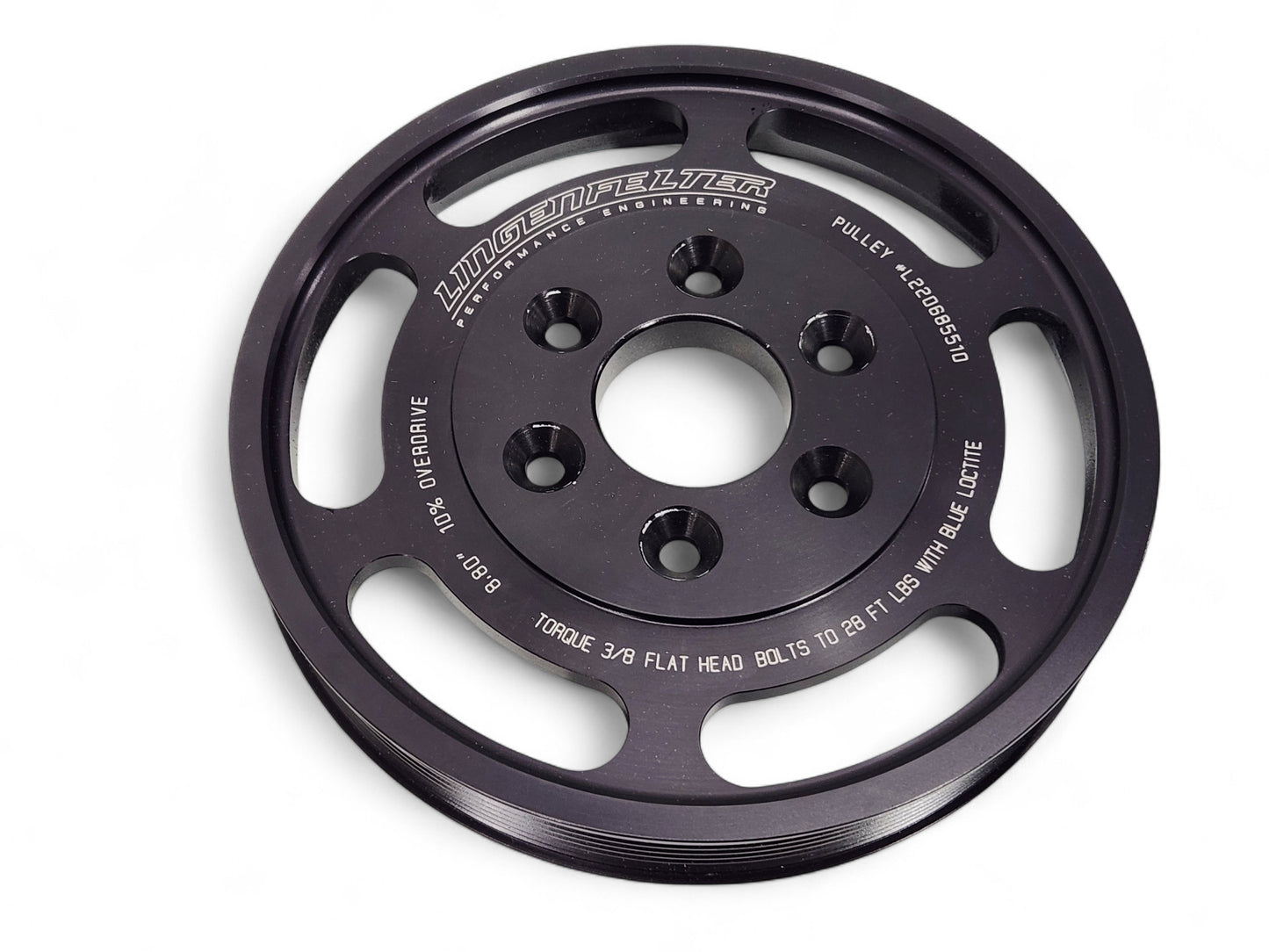 Lingenfelter 6.2L LT4 10% Supercharger Overdrive Pulley L220685510