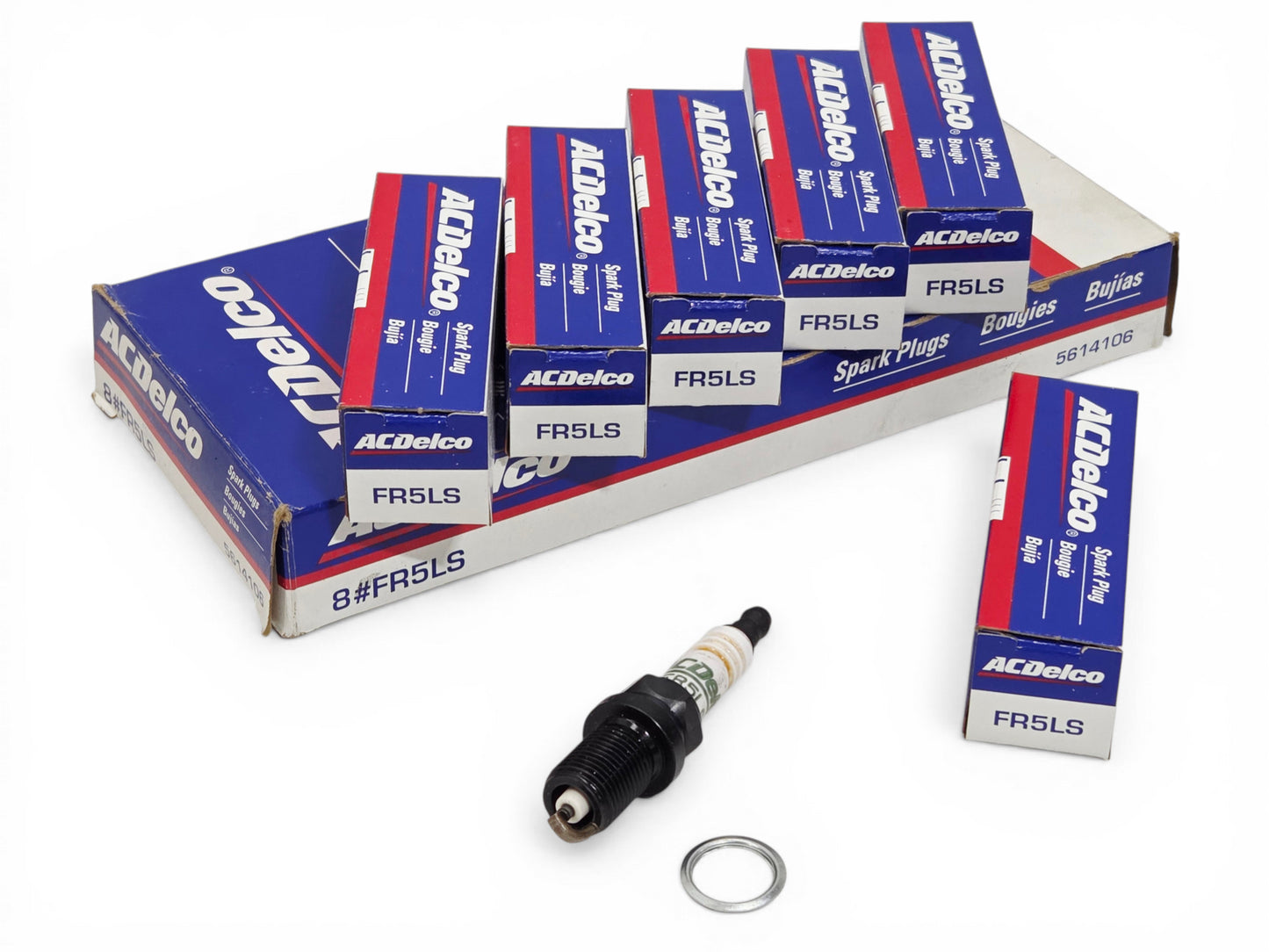 Lot of 14 - 5.7L Corvette Camaro F5LS Genuine OEM GM Spark Plugs 5614106