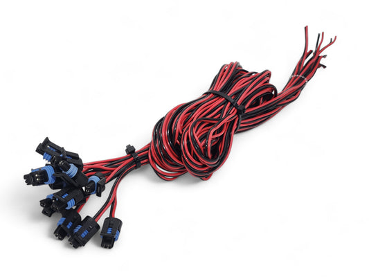 Lot of 14 - Multi-Purpose 2 Pin Delphi Wire Connector with Leads OEM GM 88862305