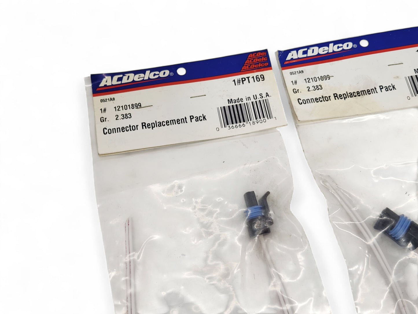 Lot of 3 - Chevy GMC Buick Pigtail Sensor Connector Plug OEM GM 88987993 PT1623