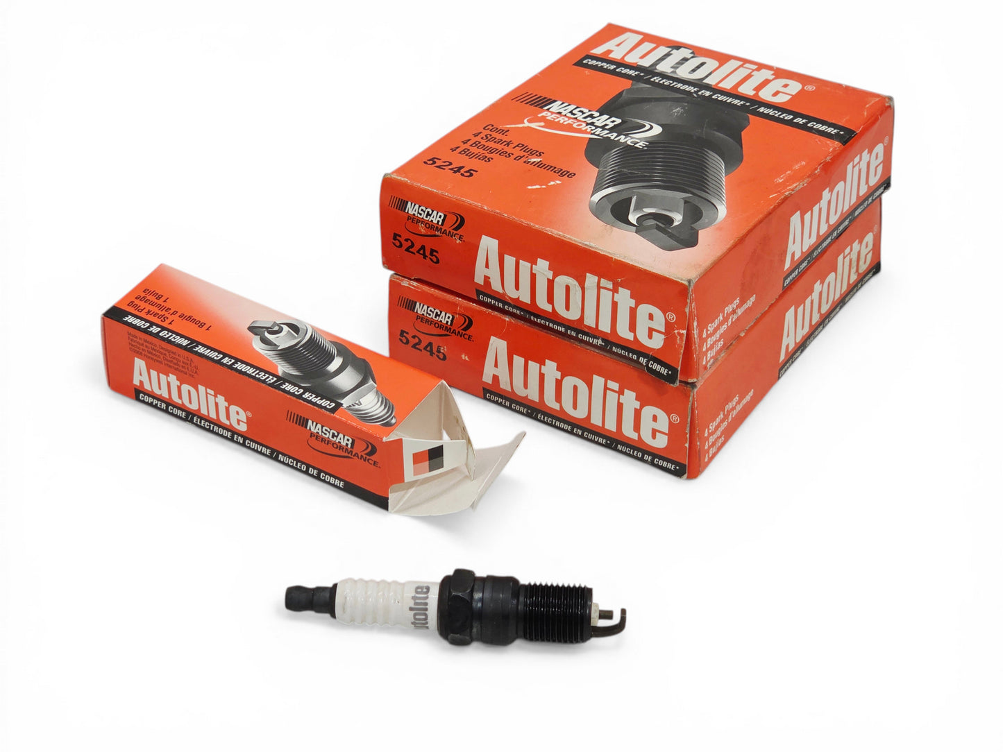 Lot of 8 - Autolite Copper Core Spark Plug NASCAR Performance 5245
