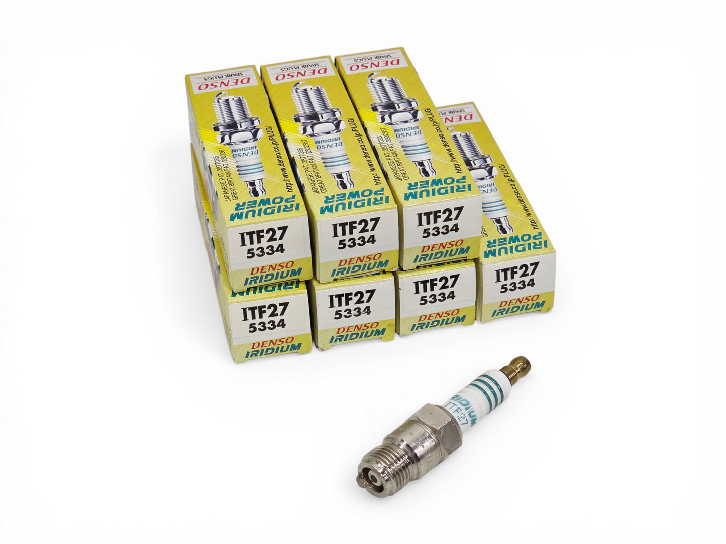 Lot of 8 - Denso 5334 ITF27 Iridium Power Spark Plugs