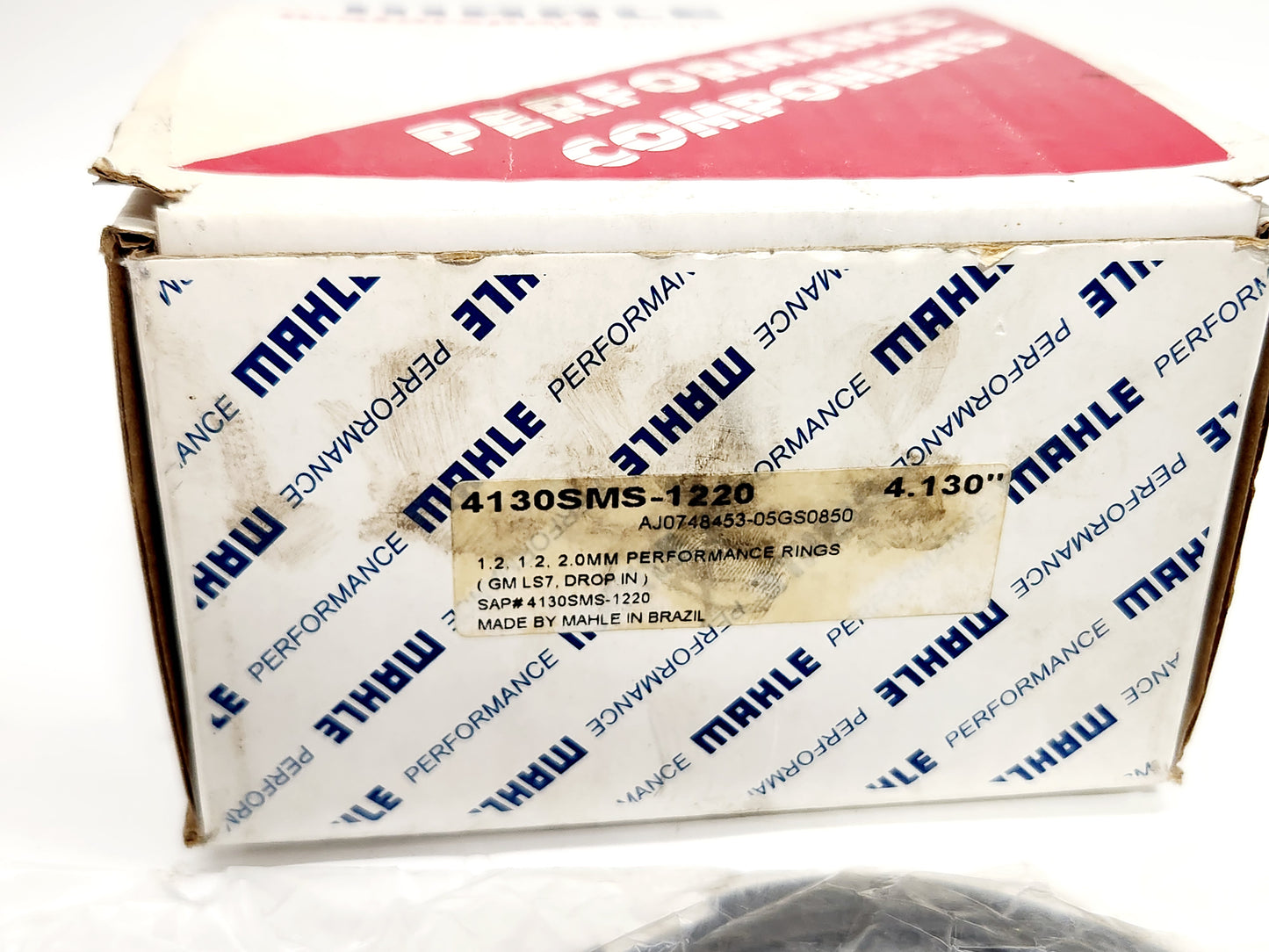LS7 MAHLE 4130MS-112 - Piston Ring Set 4.130 Bore 1.2 x 1.2 x 2.0 mm Thick