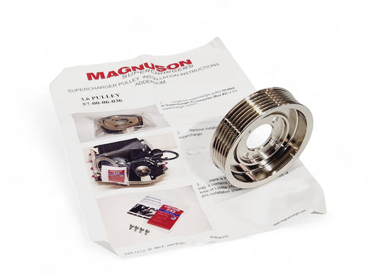 Magnuson Supercharger Pulley 6 Rib 3.600 Magnacharger 57-00-06-036