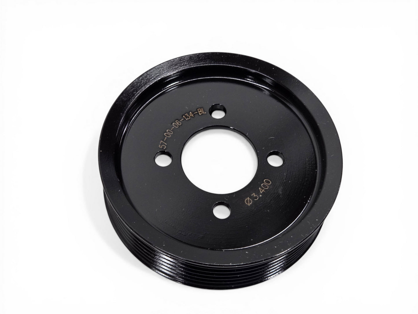 Magnuson Supercharger Pulley 6 rib 3.4" Black Aluminum 57-00-06-134-BL