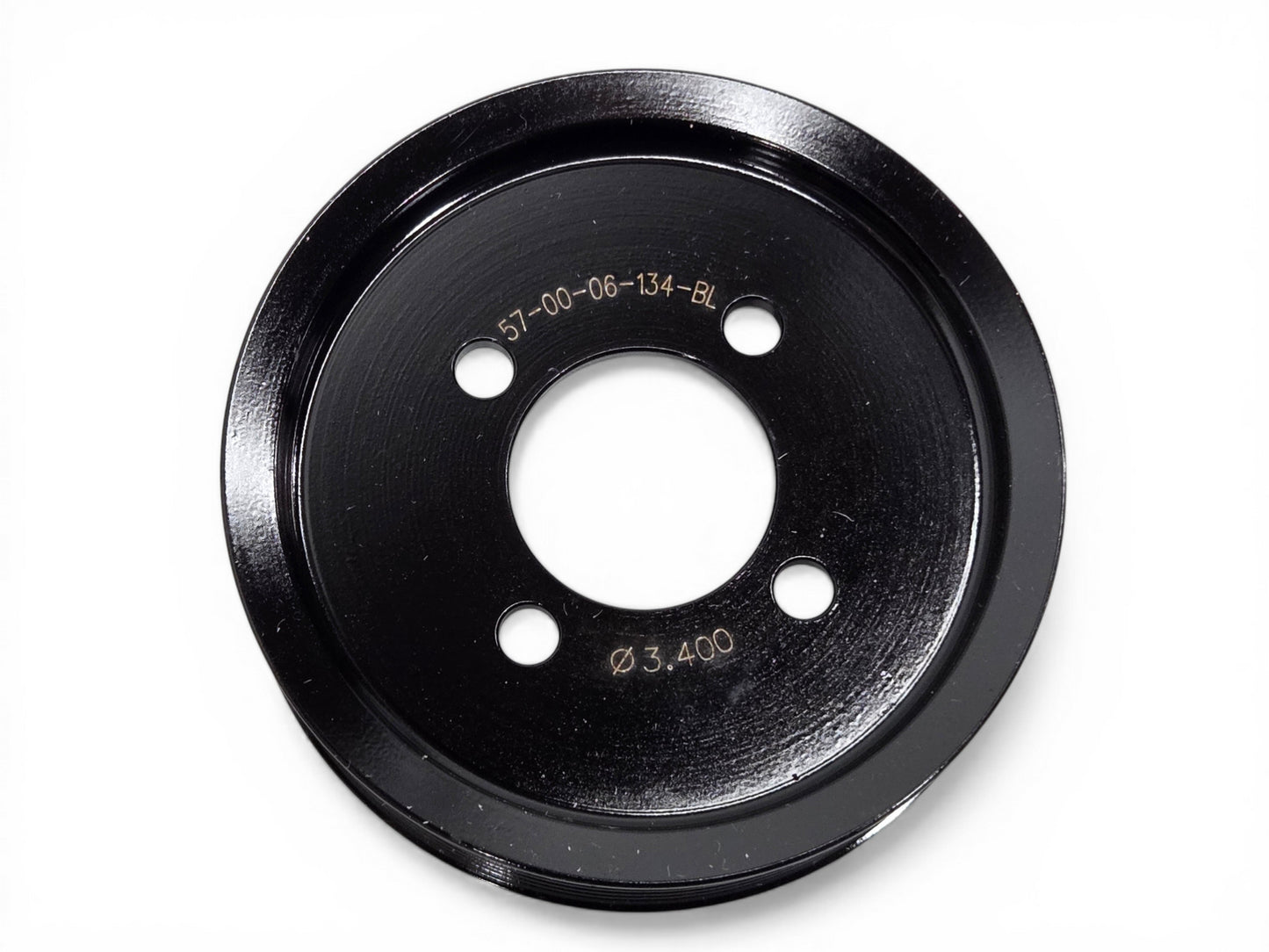 Magnuson Supercharger Pulley 6 rib 3.4" Black Aluminum 57-00-06-134-BL