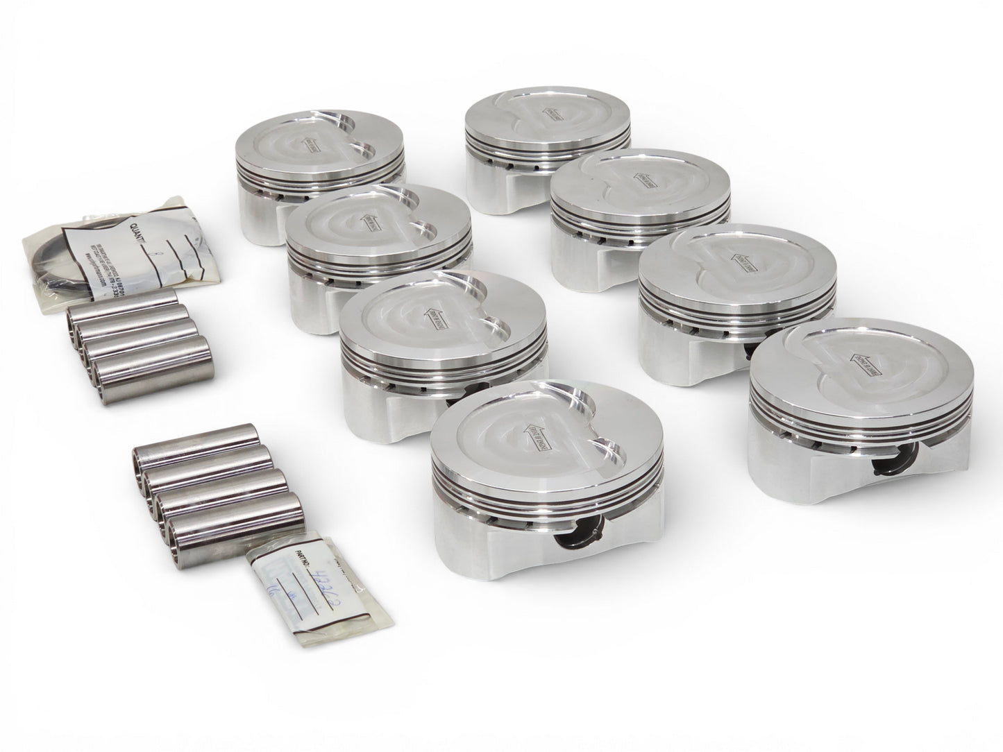 Manley Chevrolet LS Piston Set – 4.005 in. Bore 1.125 in. CH, -8.00 CC