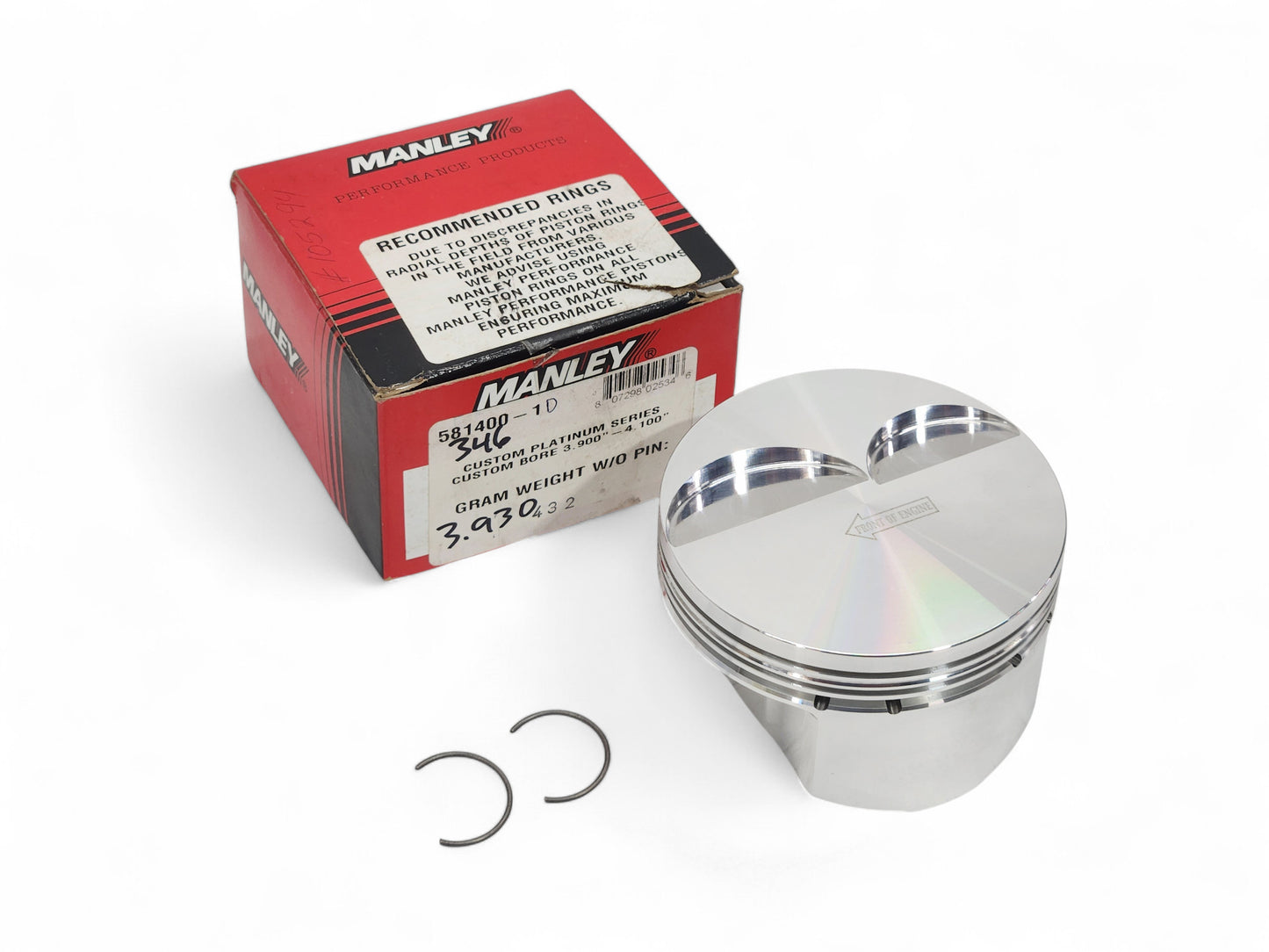 Manley Platinum Series Piston LS 3.900 4.100 Custom Bore -4.25CC 581400