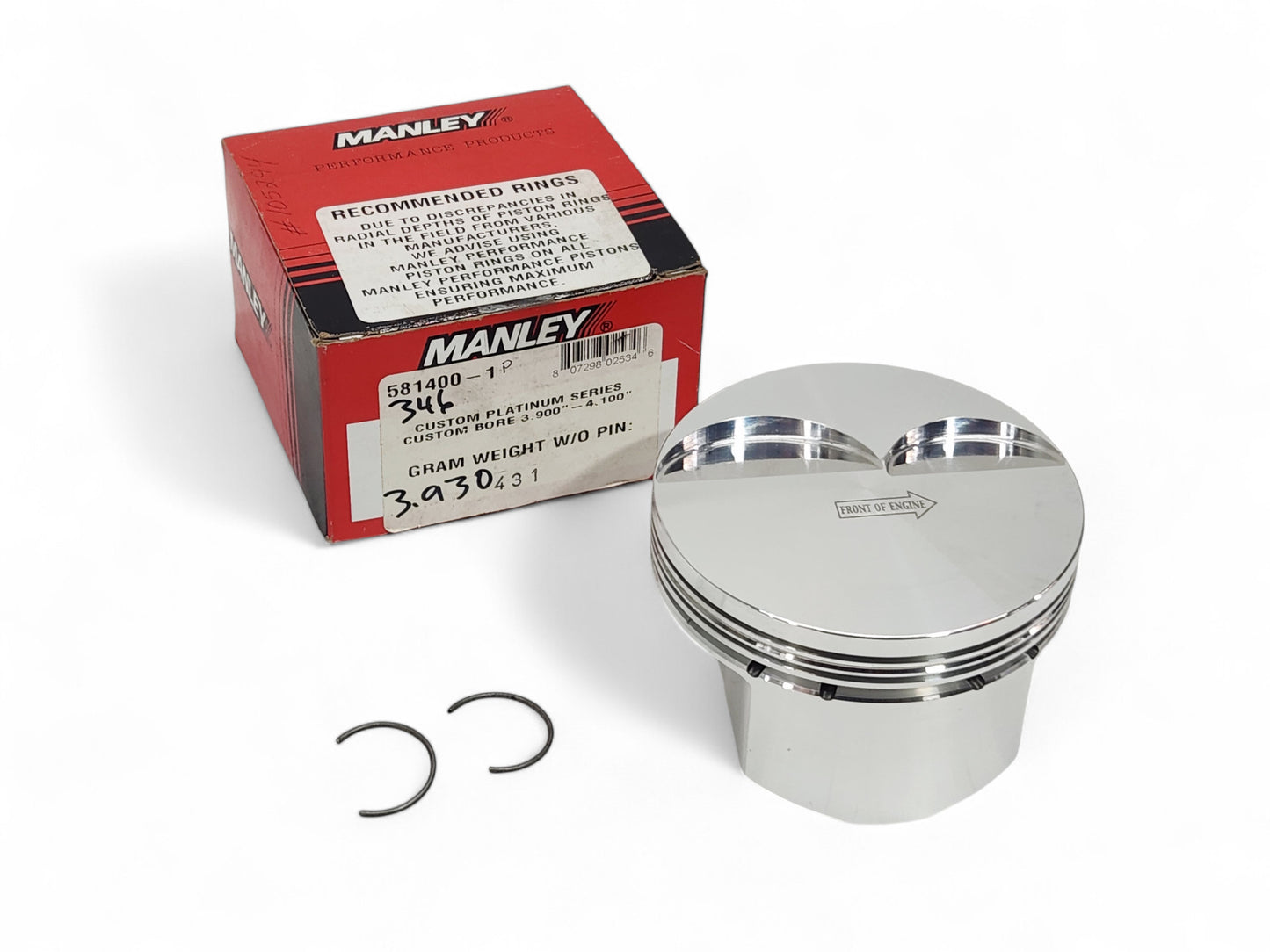 Manley Platinum Series Piston LS 3.900 4.100 Custom Bore -4.25CC 581400
