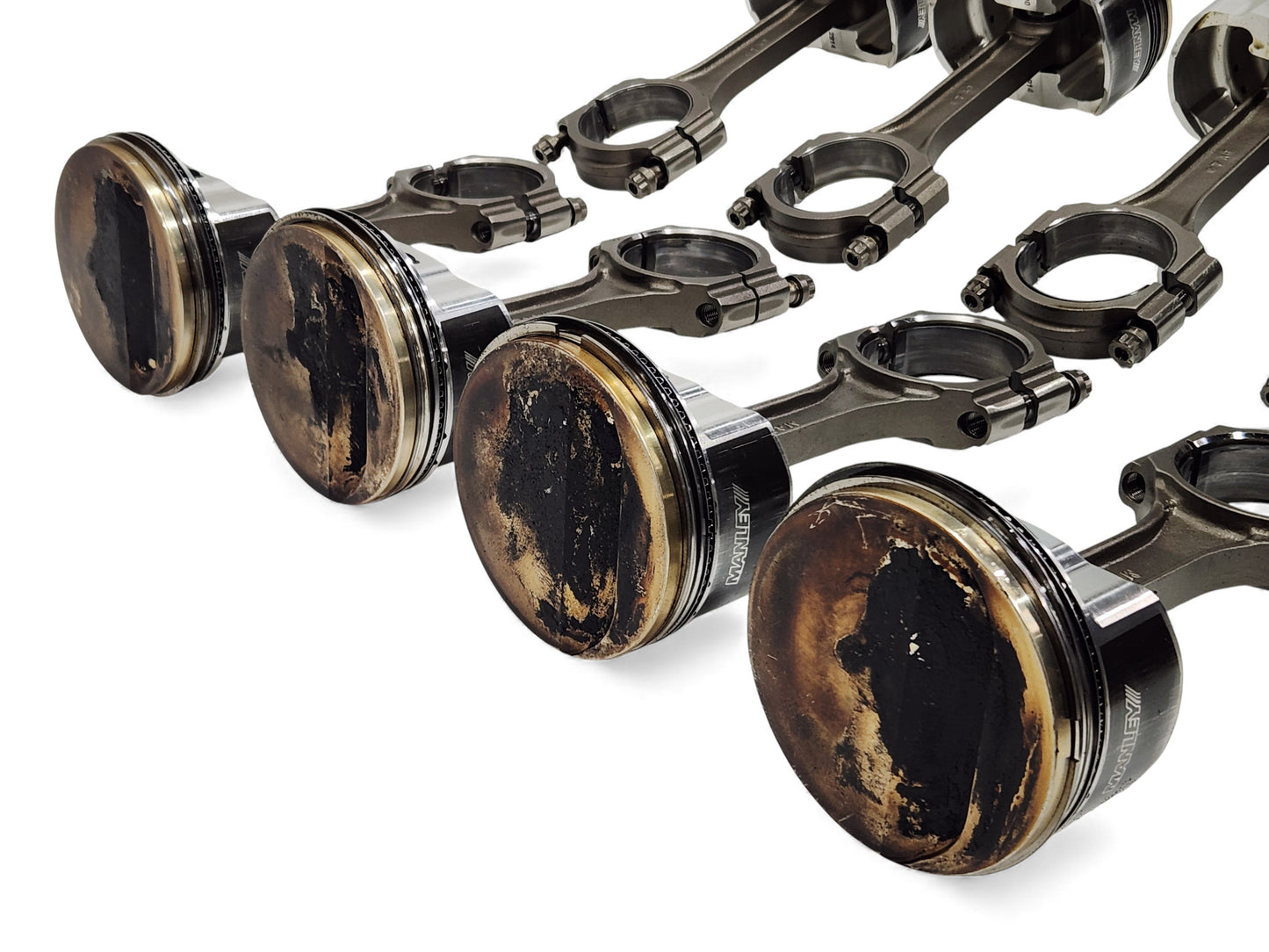 Manley LS Piston Set 4.125in -5.00 CC with SportMaster Connecting Rods