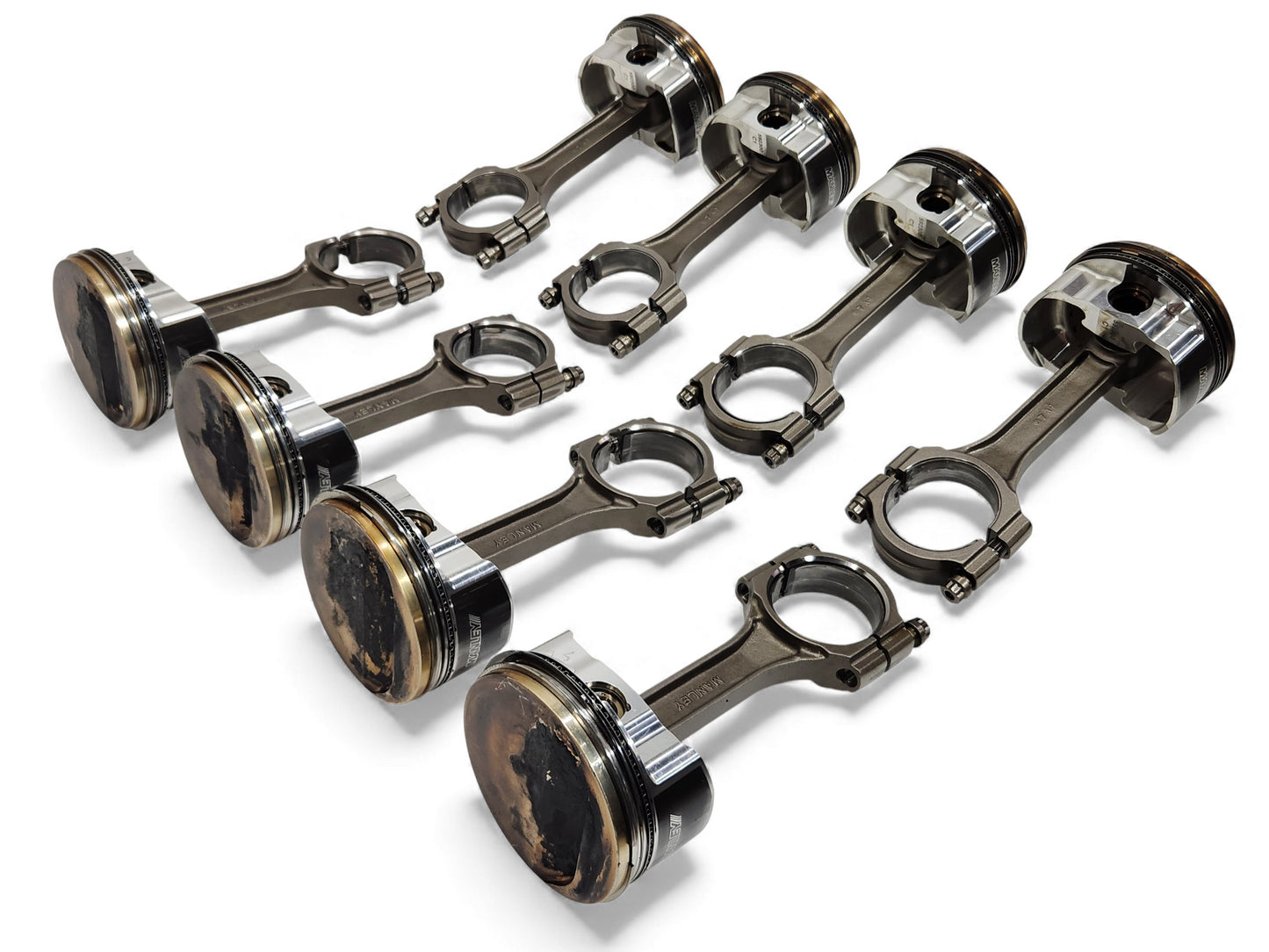 Manley LS Piston Set 4.125in -5.00 CC with SportMaster Connecting Rods