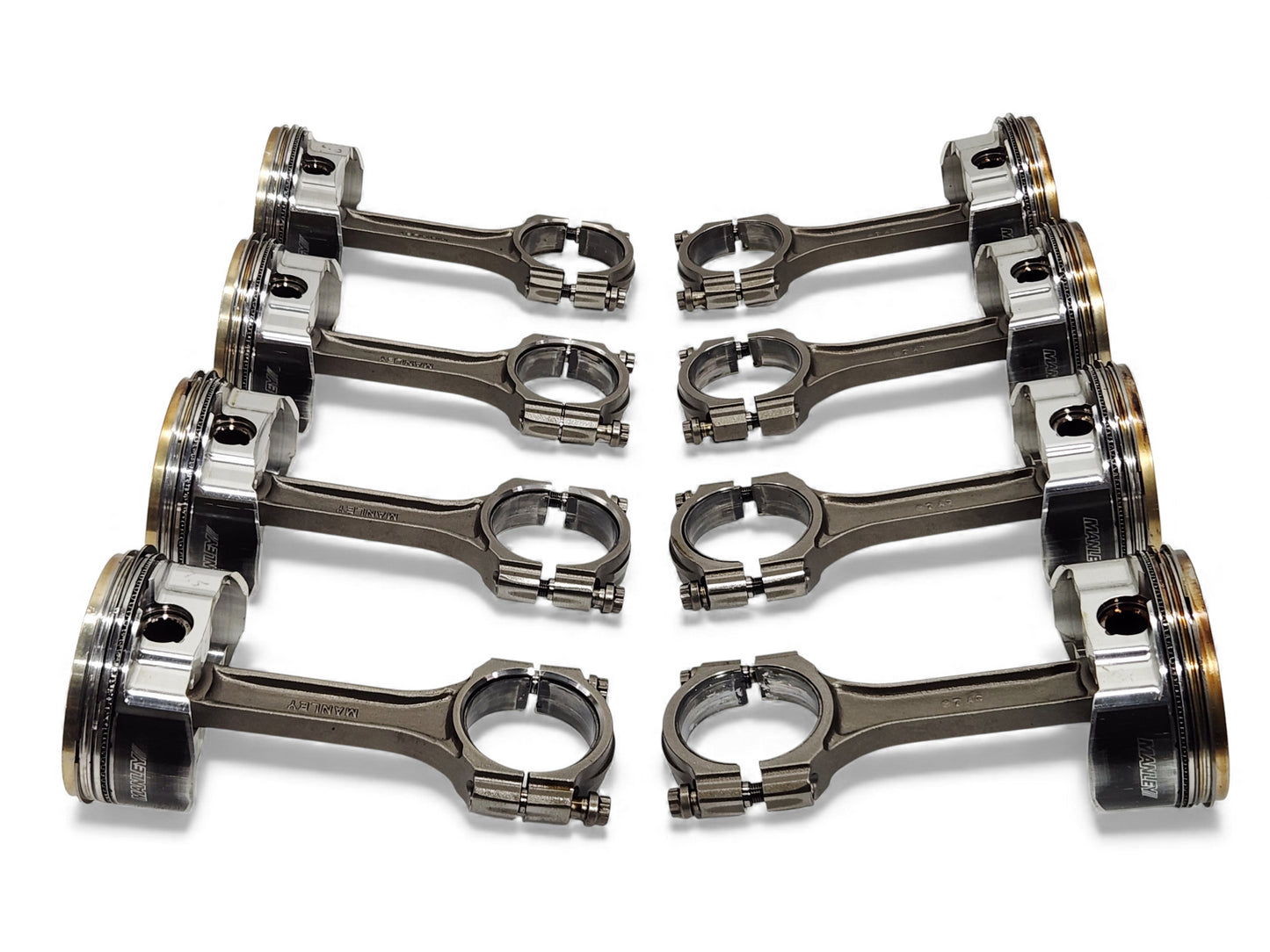 Manley LS Piston Set 4.125in -5.00 CC with SportMaster Connecting Rods