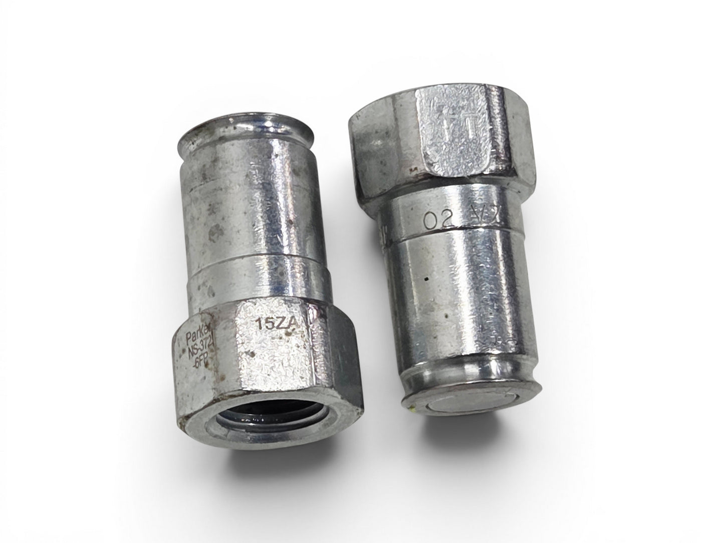 NS-372-6FP Parker Hydraulic Hose Line Quick Connect Coupler 3/8" - Lot of 2