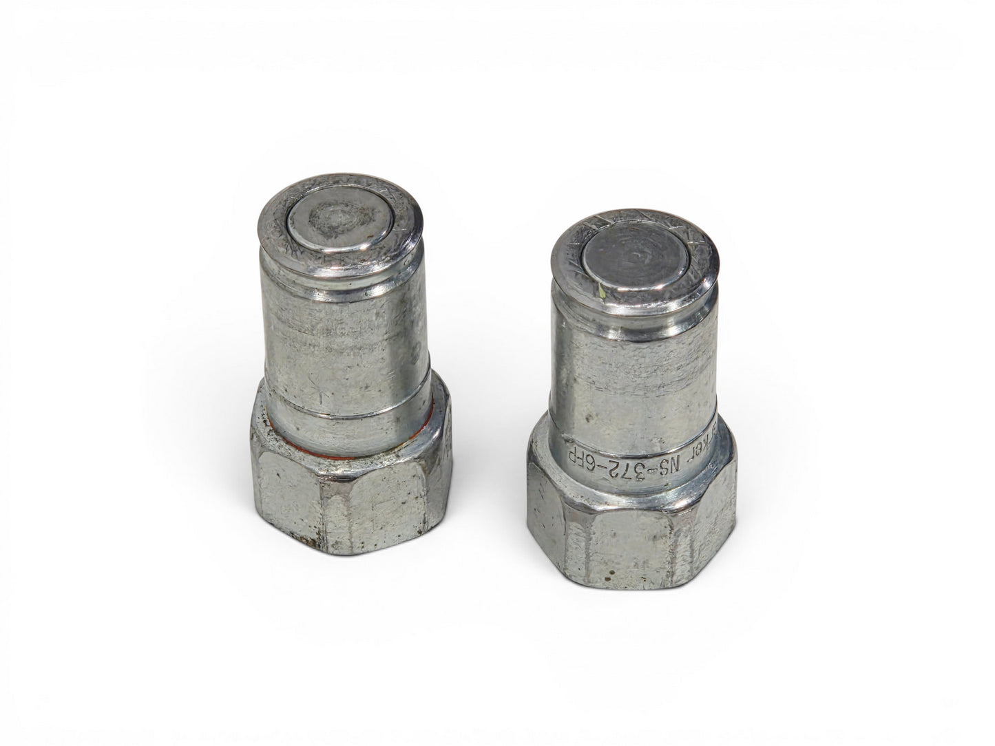 NS-372-6FP Parker Hydraulic Hose Line Quick Connect Coupler 3/8" - Lot of 2