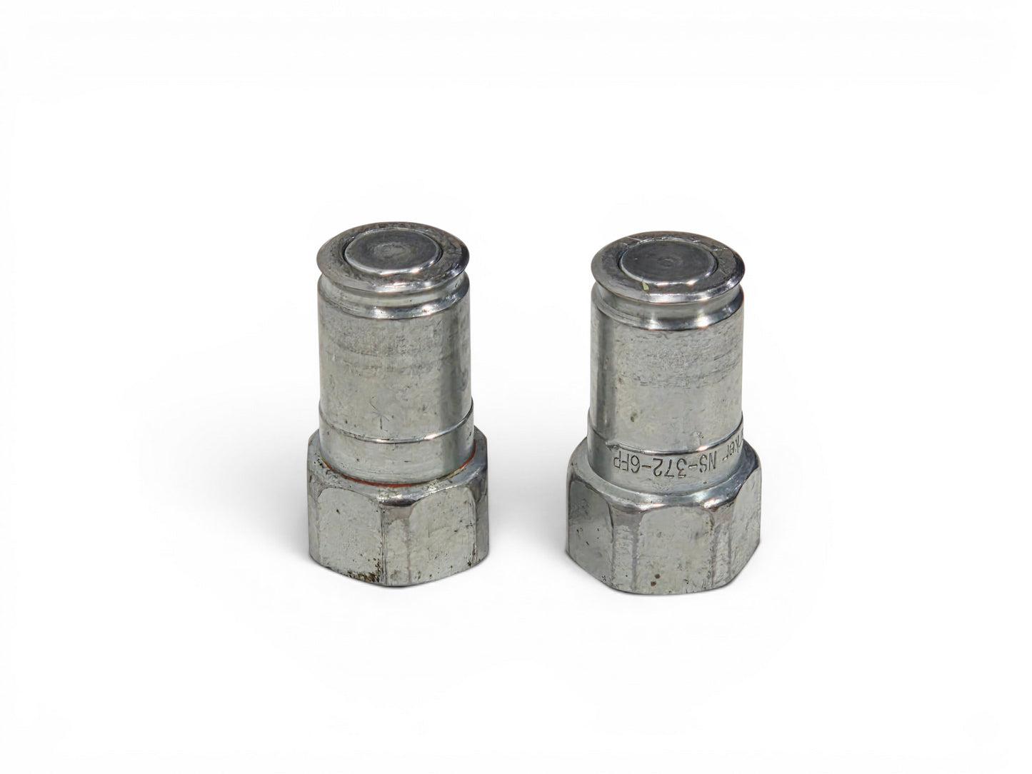 NS-372-6FP Parker Hydraulic Hose Line Quick Connect Coupler 3/8" - Lot of 2
