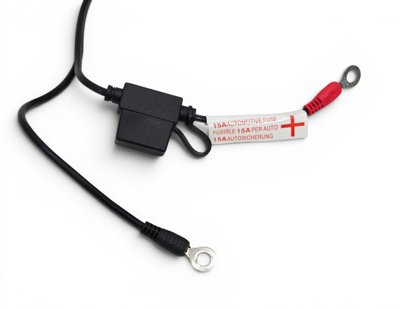 Optimate Permanent Battery Lead Harness Charger Pigtail Fused