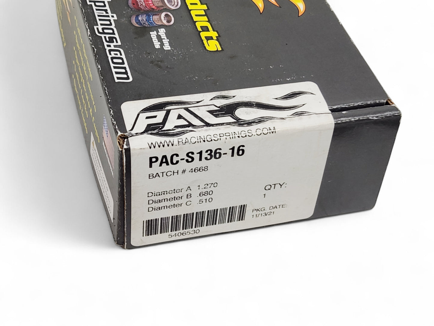 PAC Racing Valve Spring Seats 1.270 x .680 x .510 | PAC-S136-16 - Set of 16