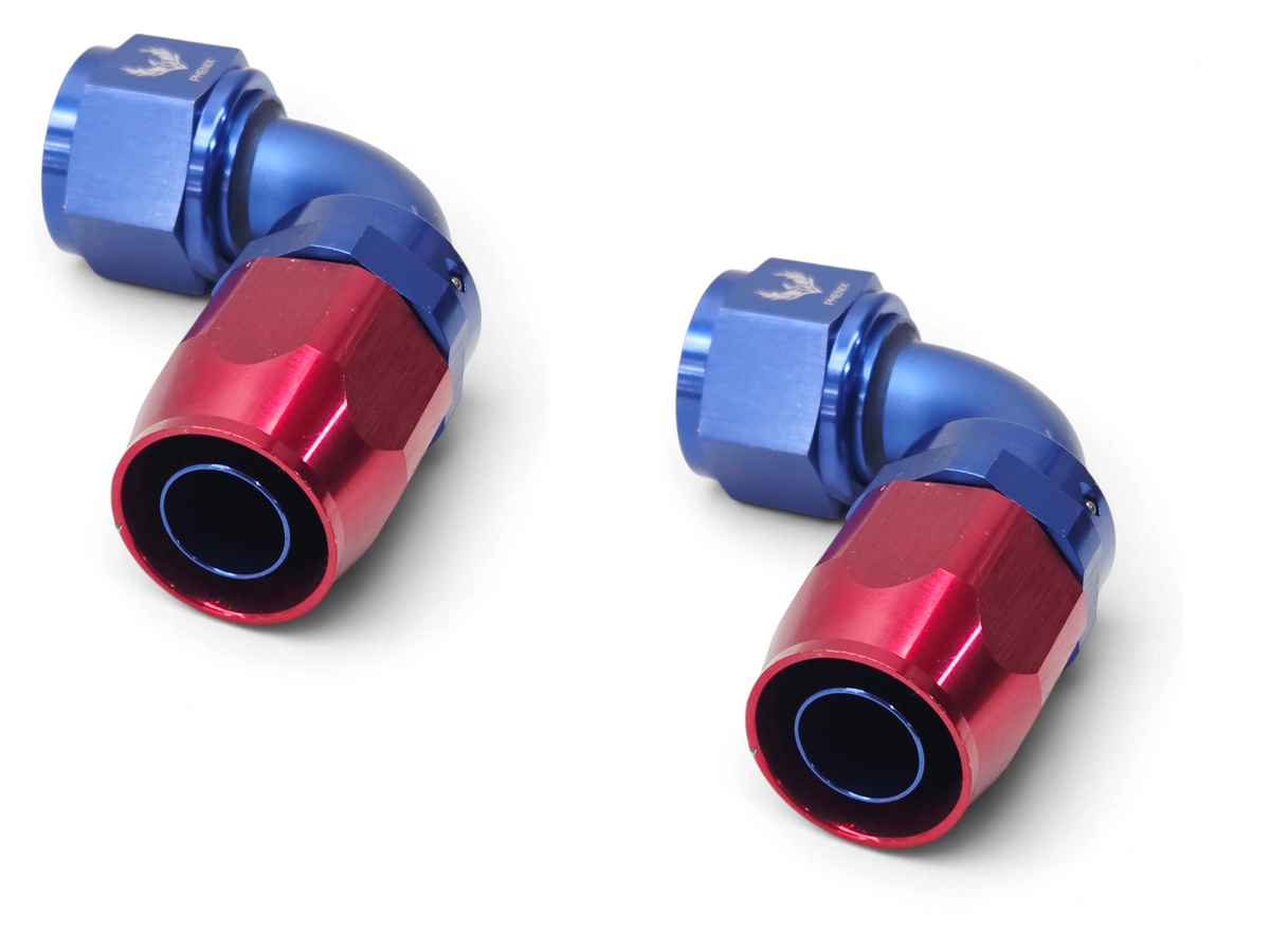 Phenix Compression Swivel Hose End -12 AN Fitting 90 Degree - Lot of 2