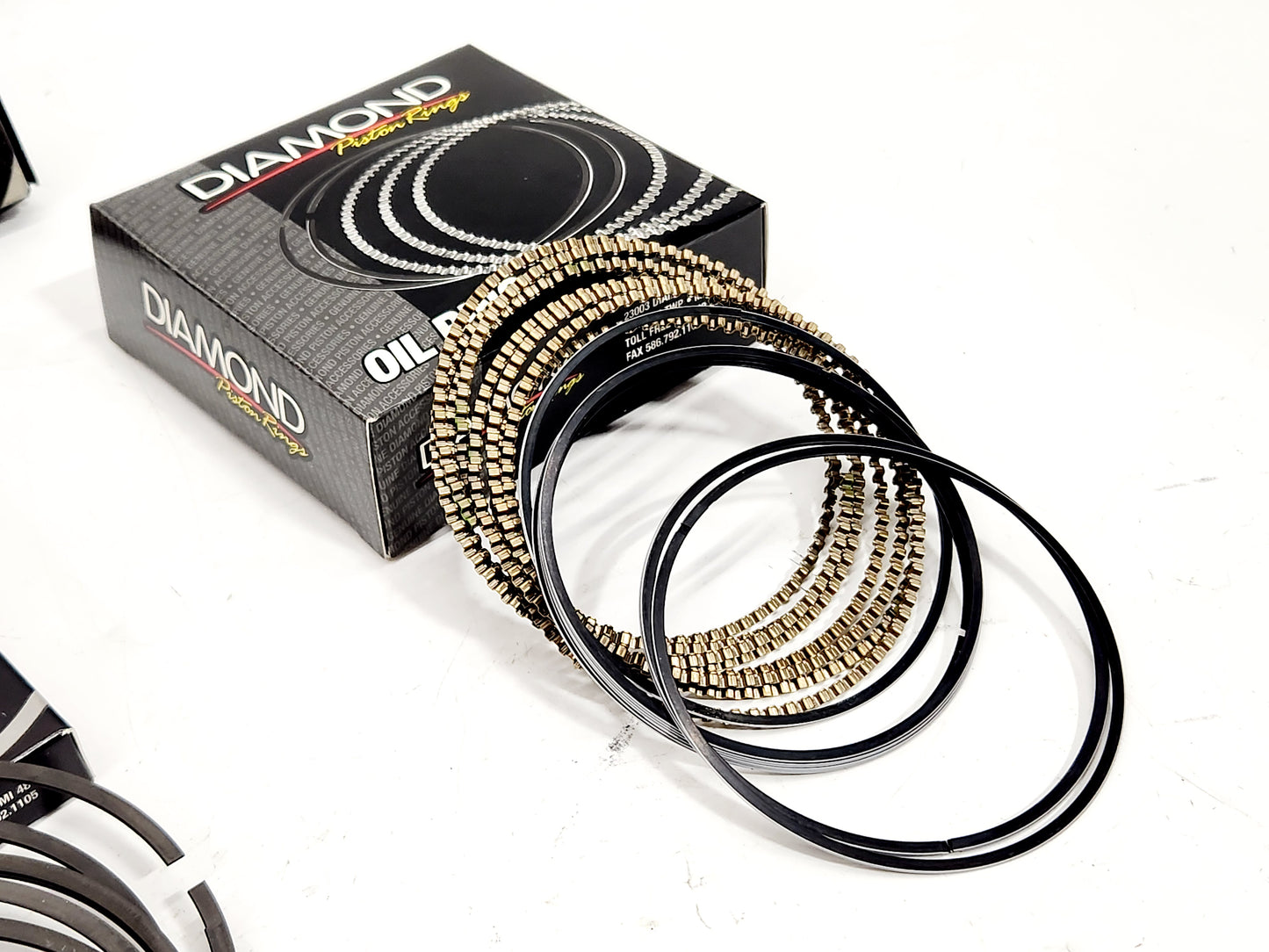 Piston Rings 4.125 Bore .43 top .43 2nd 3.0mm Oil Diamond 09084125 - Set of 8