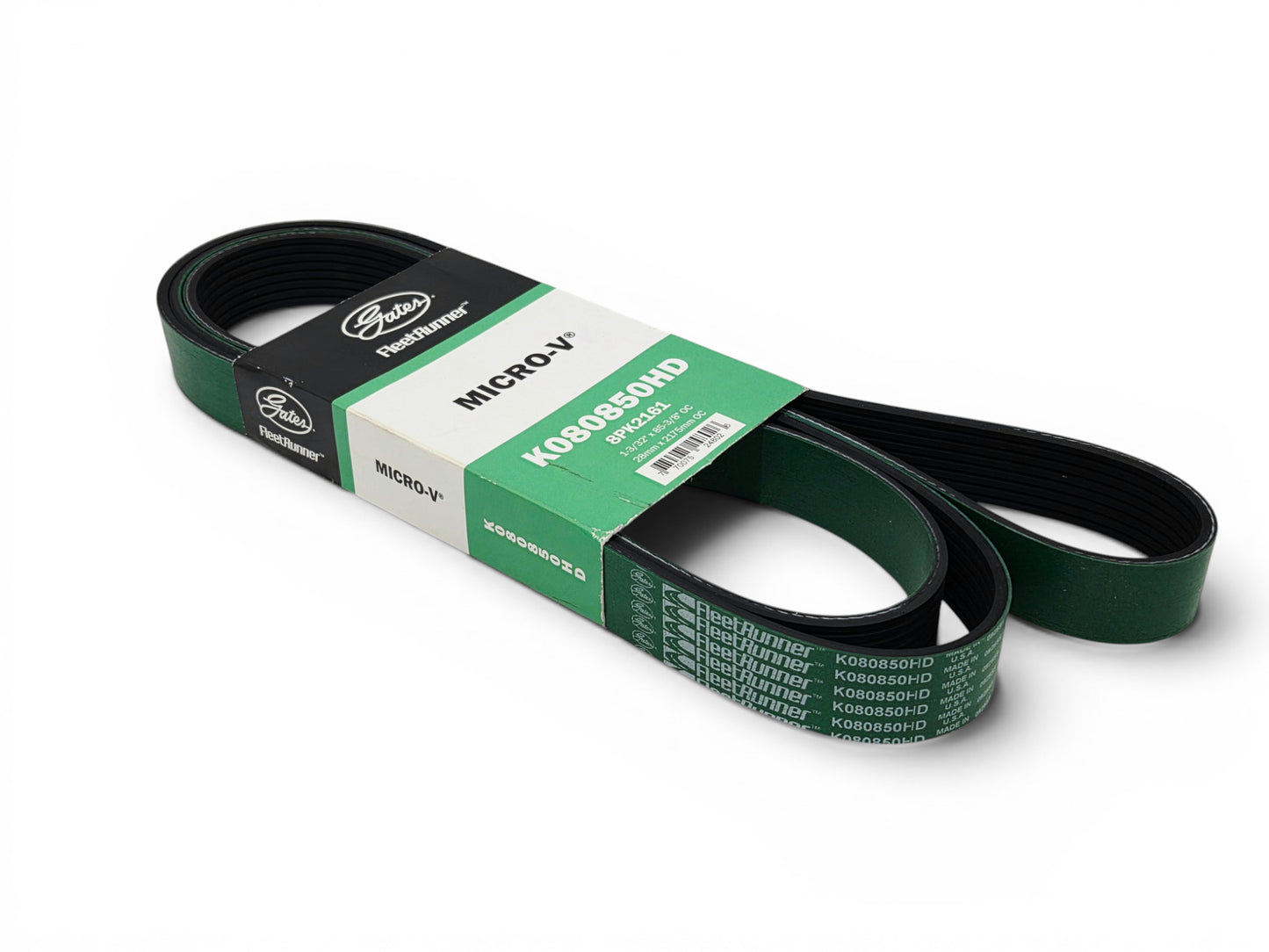 Serpentine Fleetrunner Heavy Duty Micro-V Drive Belt Gates K080850HD