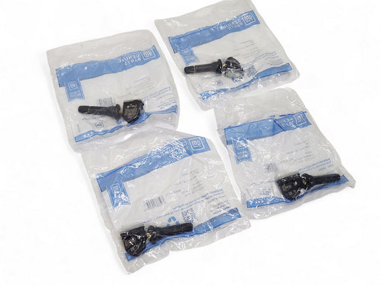 Set of 4 - Genuine OEM GM 433MZ Tire Pressure Monitor Sensors TPMS 86530815