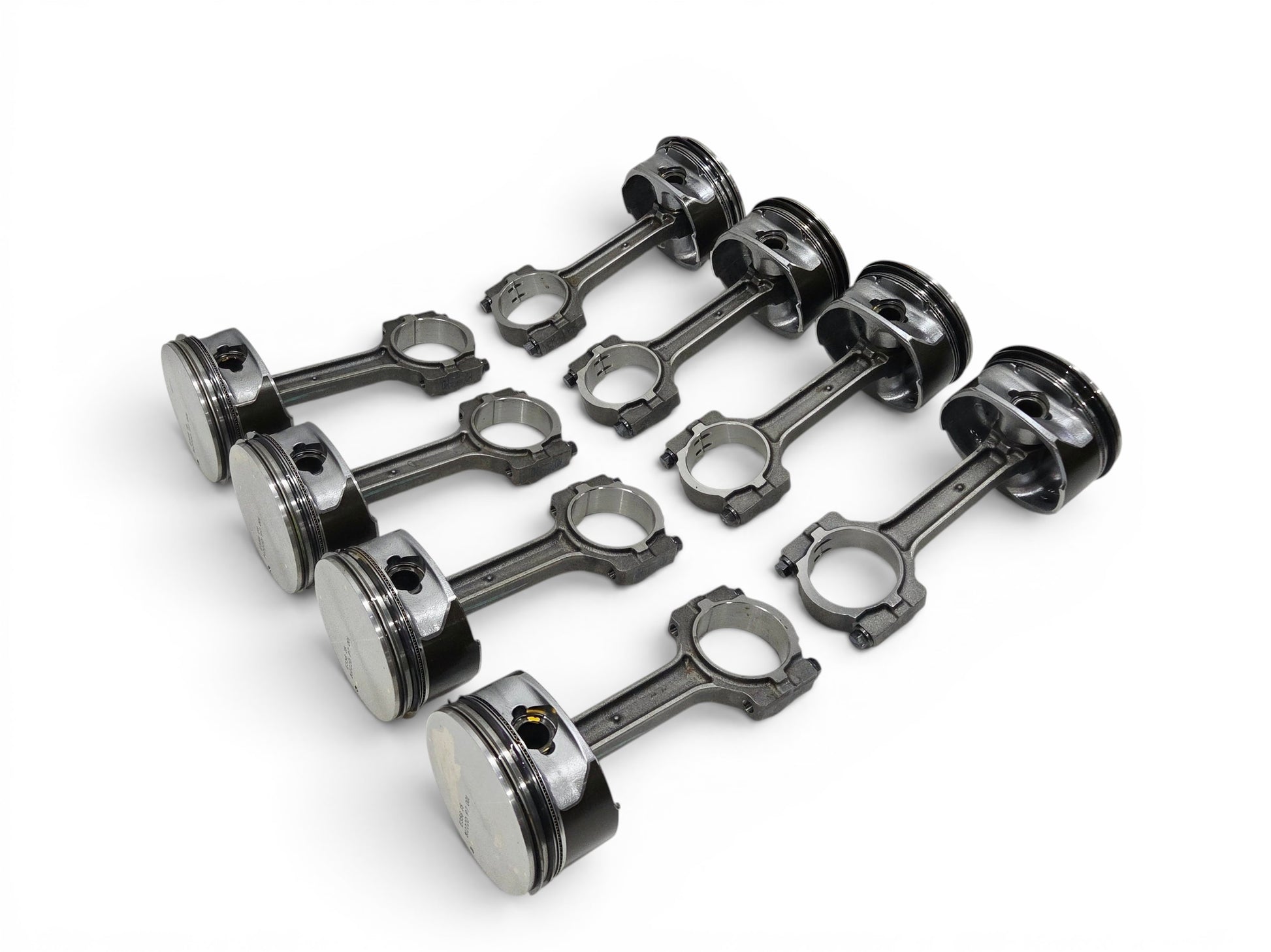 Send it Auto Parts set of 8 OEM GM 6.2L LS3 L92 L99 flat top pistons and connecting rods for V8 engines
