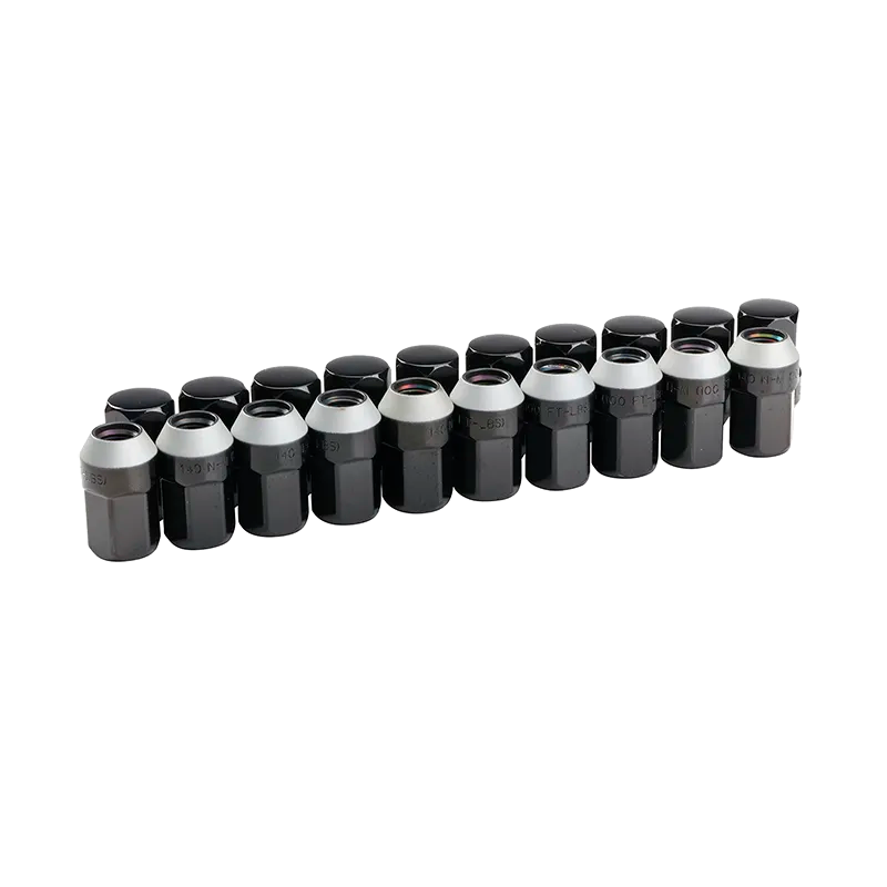Set of 20 - Polished Gloss Black Wheel Lug Nuts Genuine OEM GM 84639994