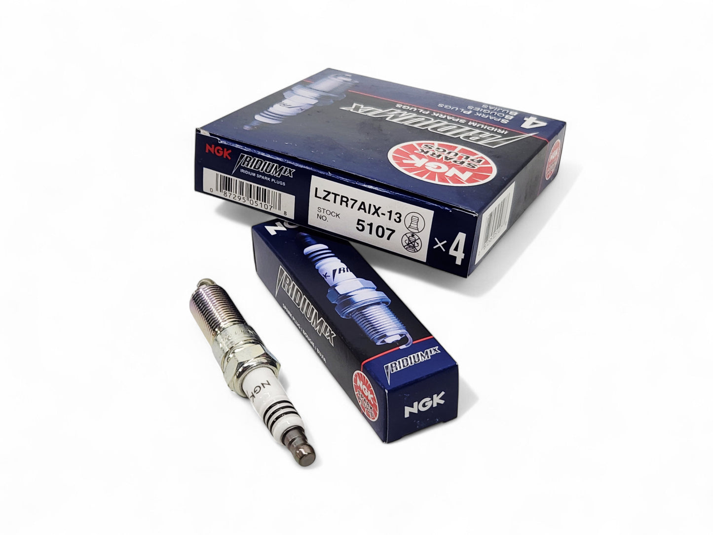 (Set of 4) Iridium IX Spark Plugs NGK 5107 - LZTR7AIX-13