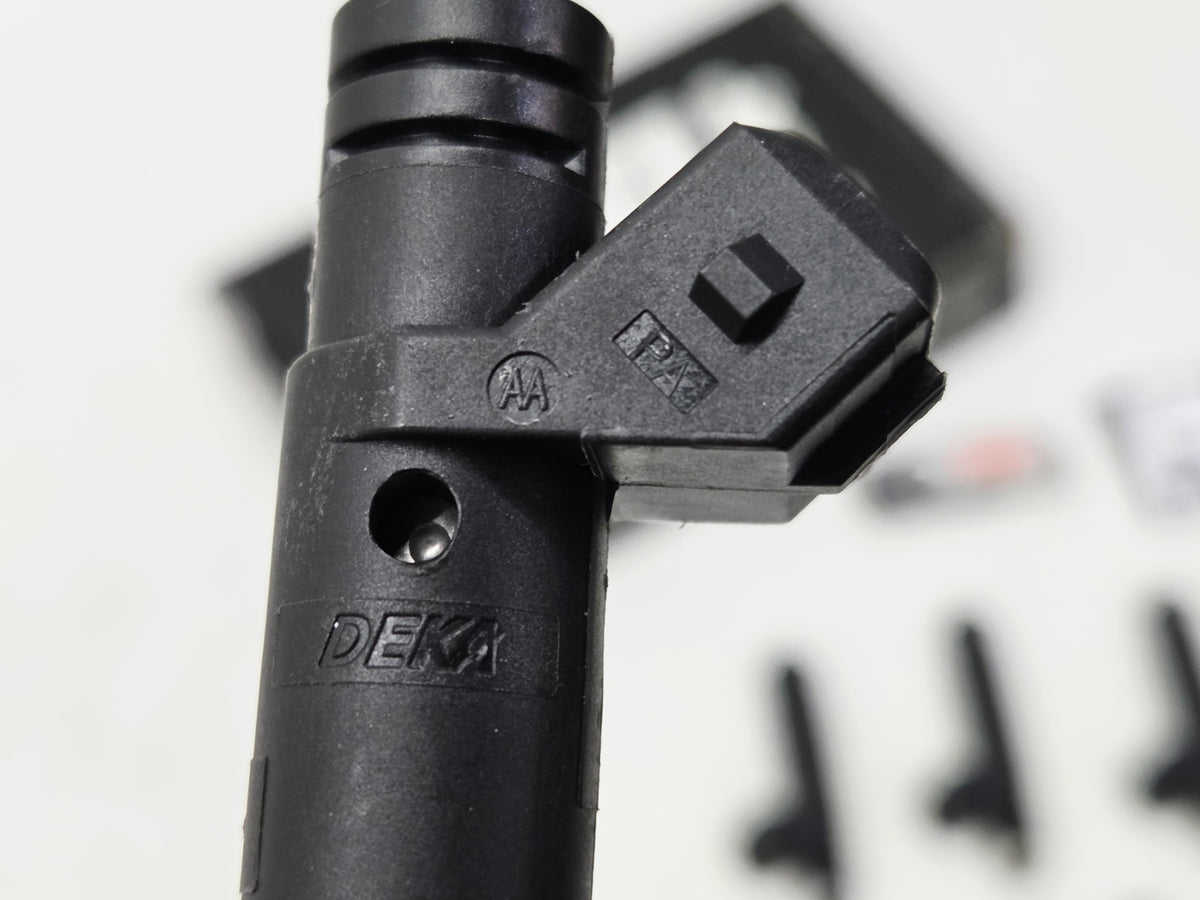 Siemens DEKA 60lb 630cc High Impedance Fuel Injectors EV1 Connector FIC