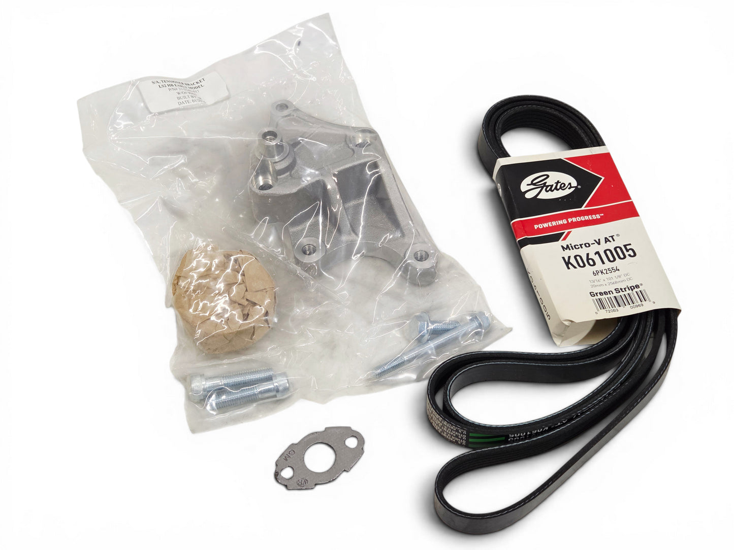 Supercharger Tensioner Bracket for Heartbeat LS2 with Early Model Waterpump
