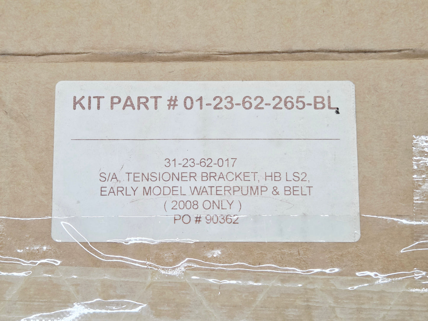 Supercharger Tensioner Bracket for Heartbeat LS2 with Early Model Waterpump