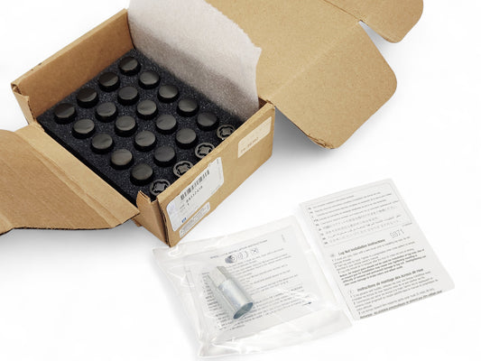 Yukon Suburban Escalade Black Polish Lug Nuts Lock Set 24 OEM GM  84332438