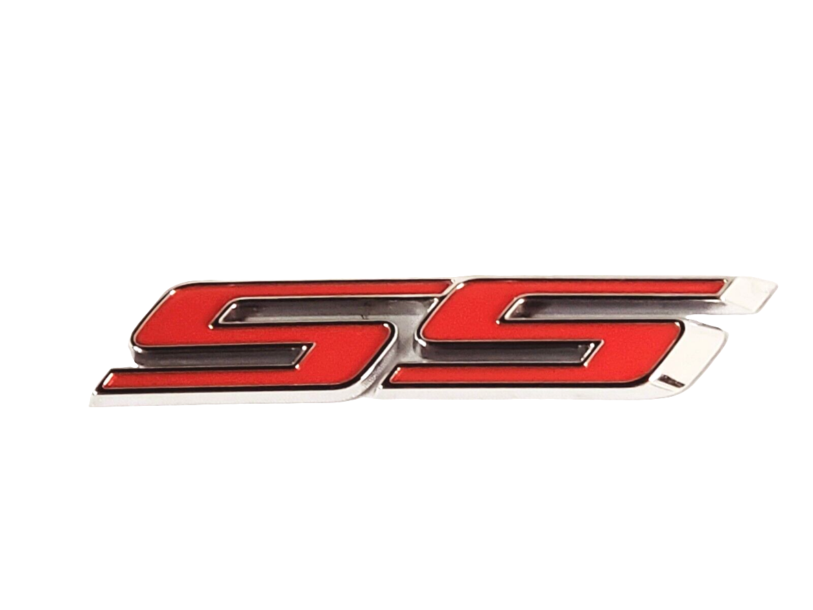 OEM 10-21 Camaro Trunk Decklid Emblem Nameplate SS Red Chrome 92225495