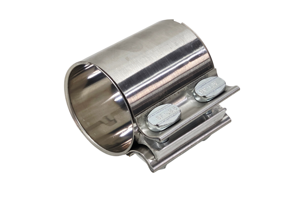 Send it Auto Parts 2.75 inch Kooks stainless steel exhaust sleeve coupler band clamp for secure pipe connection