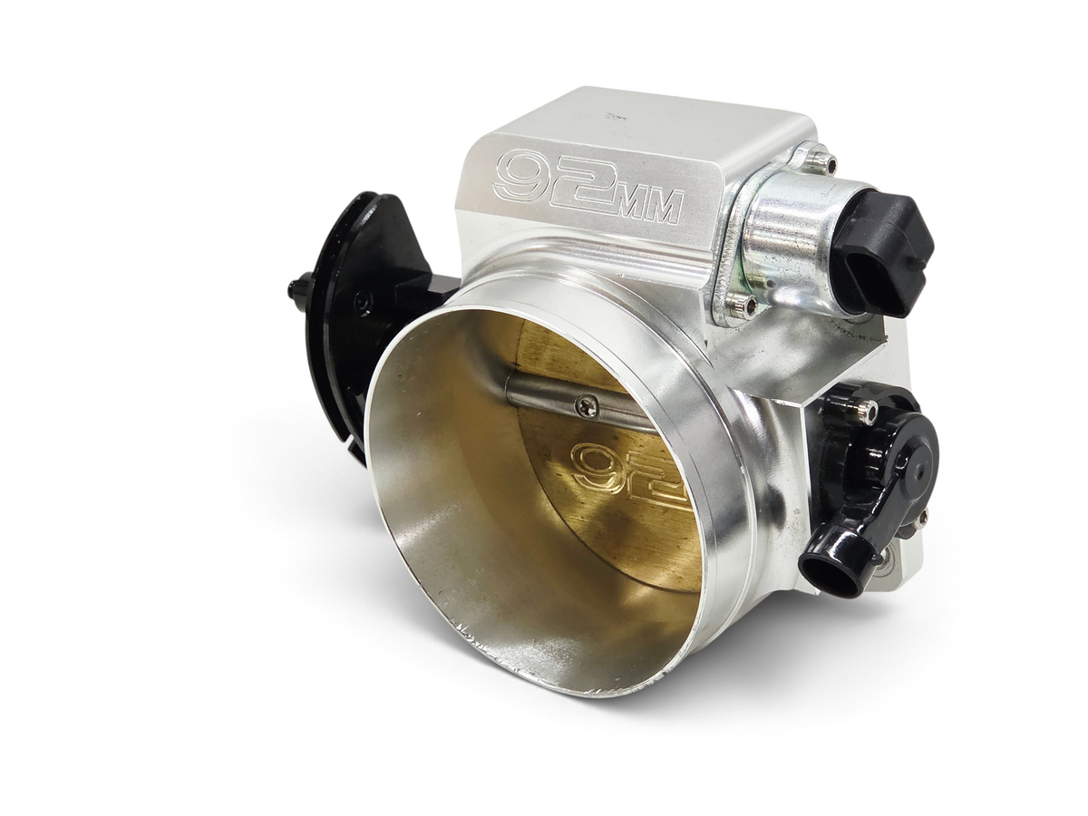 Send it Auto Parts 92mm 4-bolt aluminum throttle body for GM LS engines with TPS and IAC sensors attached